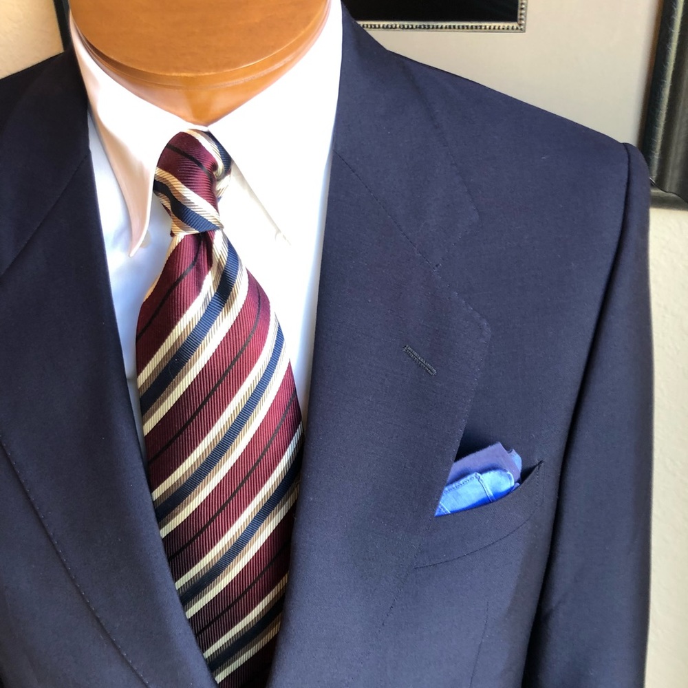 Antonio Baldan Italian Wool 2 Button Blazer Size 40R - Picture 7 of 15